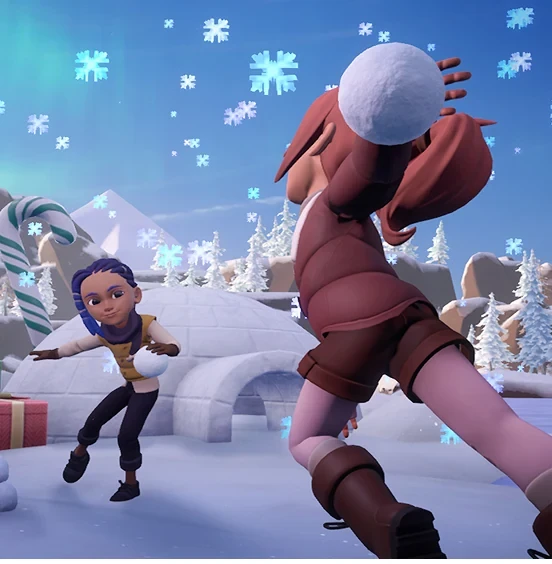 ⚠️ Watch out, snowball fight!