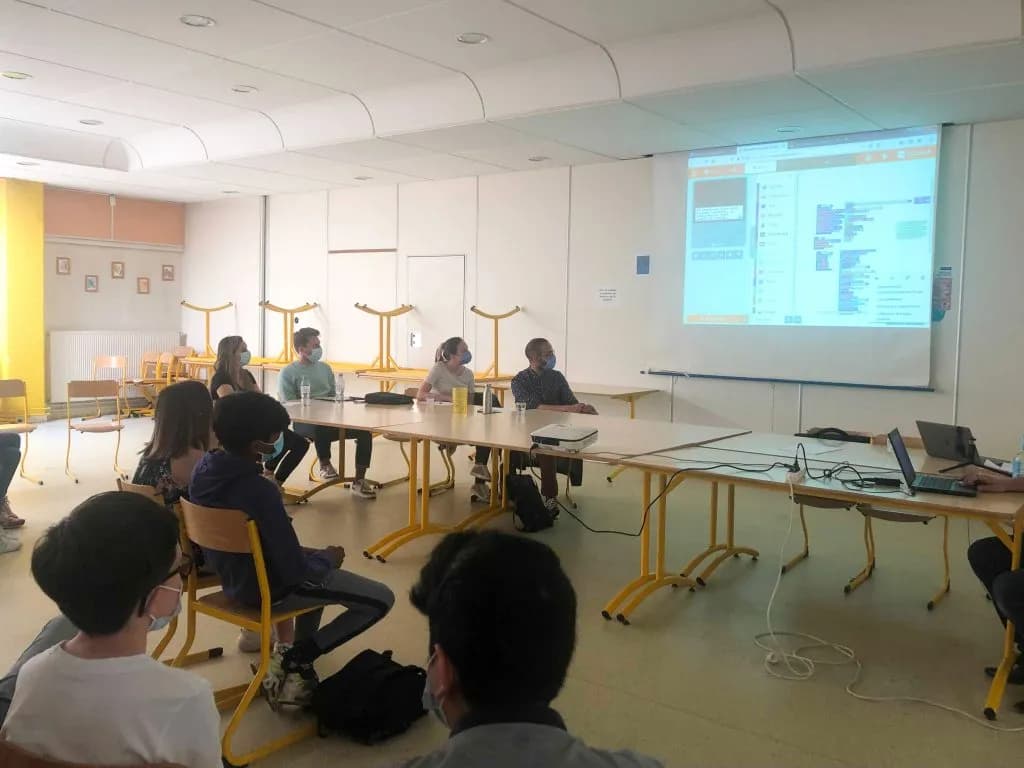 Présentation des jeux devant le jury