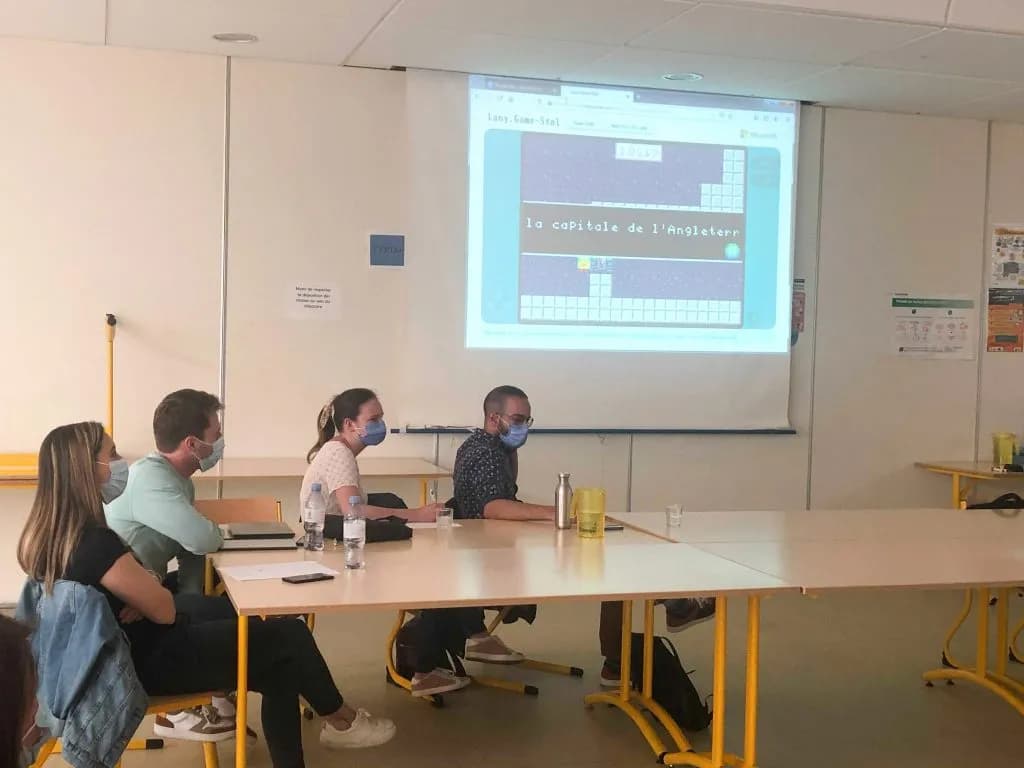 Test d'un des jeux en direct