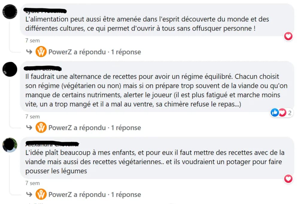 Extrait du groupe Facebook PowerZ
